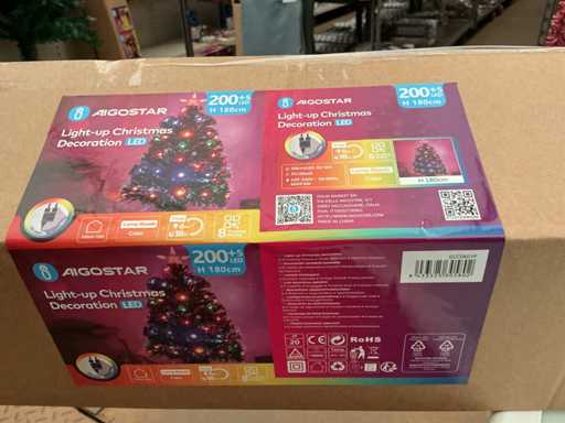 Weihnachtsbaum aus Kunststoff.