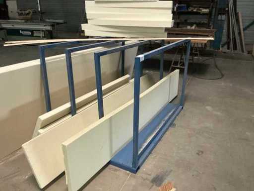 Profil-Stahlplattengestell