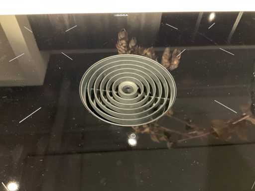 Bora Puru Inbouw 4-zone inductiekookplaat met kookveldafzuiging