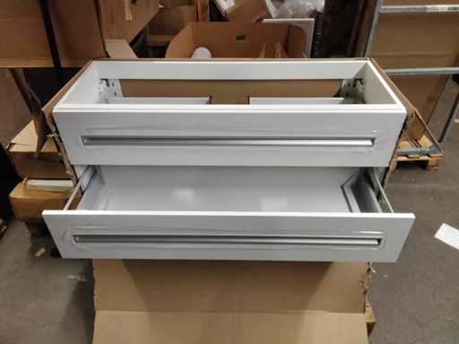 Mobilier de baie cu 2 sertare.