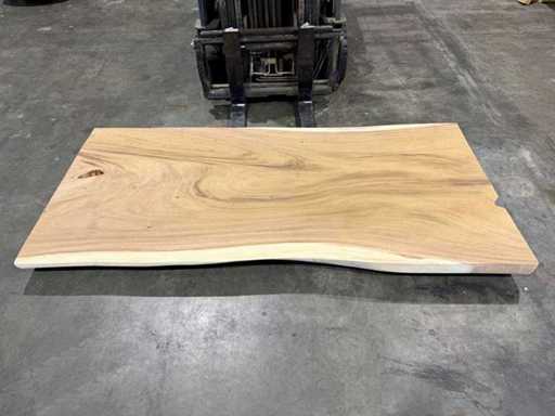Blat de masă cu trunchi de copac Suar 220 cm.