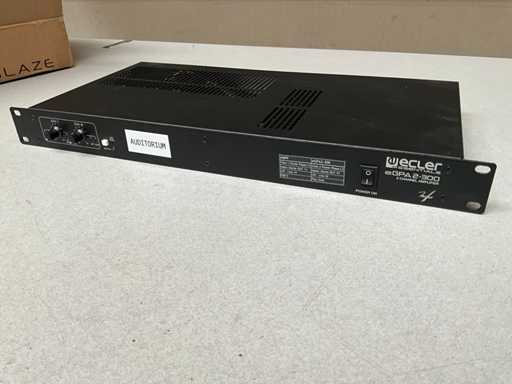 Ecler eGPA2-300 Amplificateur audio 2 canaux - 2x300W (5x)