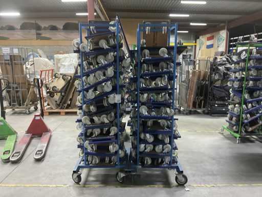 Trolley met meubeltransporters (2x)