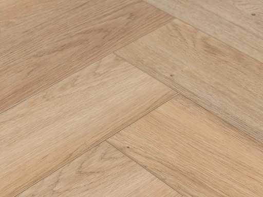 113 m2 PVC SPC click herringbone - 610 x 122 x 4.5 mm