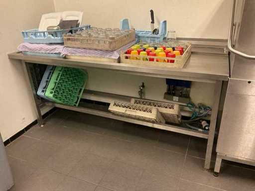 Tavolo di scarico in acciaio inossidabile