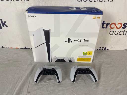 Sony PlayStation 5 Slim Disc – Console | Sony DualSense – PS5 controller