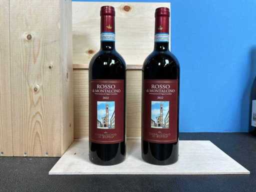 Rosso di Montalcino Toscana Sangiovese Vino Rosso Rosso 2022 (4 volte)
