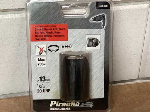 Piranha chuck, quick release 13 mm (18x)