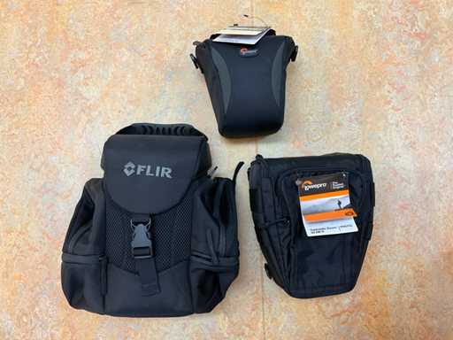 Partij Flir en Lowepro cameratassen