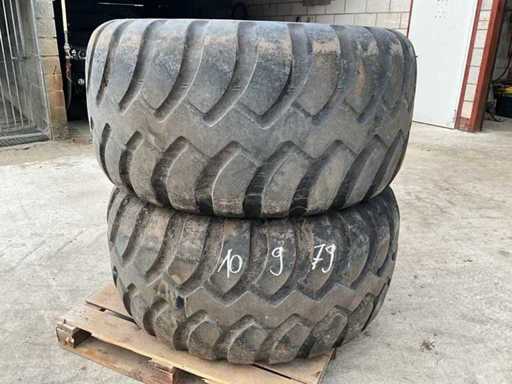 Michelin Unisteel 630/55 R26 Pneumatique sur jante (2x)