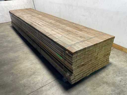Planed spruce board 510x9.5x4.5 cm (50x)