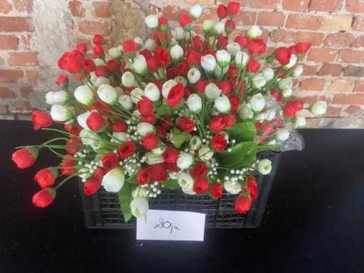 Dekoration künstliche Blumen (20x)