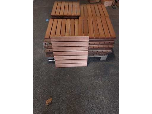 ElegantWood – Hartholz-Deckplatten 50x50cm