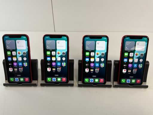 Apple iPhone XR - 64 GB - Red (4x)