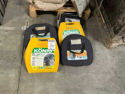 König en RUD-compact Diverse sneeuwkettingsets (16x)