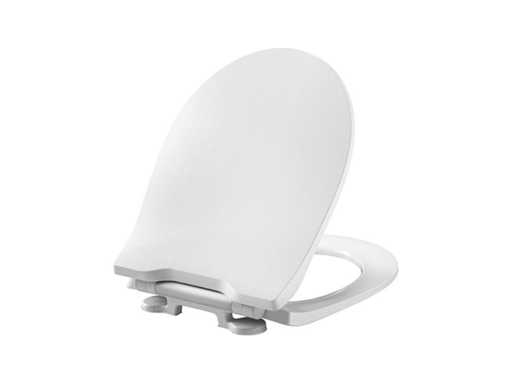 Pressalit Projecta solid pro polygiene toilet seat with lid white