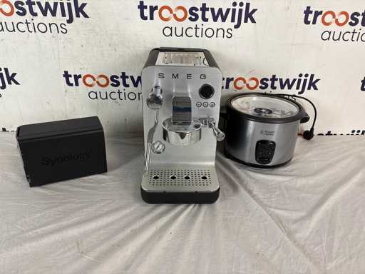 Smeg EMC02BLMEU – Kaffeemaschine | Russell Hobbs 19750-56 – Reiskocher