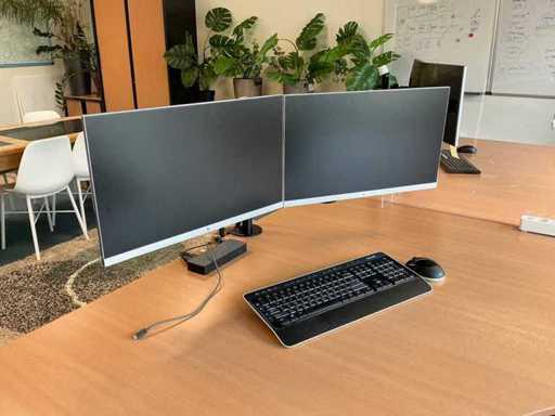 HP - HSA-B005DS - Docking station with screens