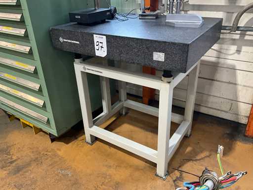 Johann Fischer Granieten meetplaat met voet