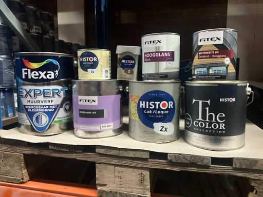 Batch of various paint