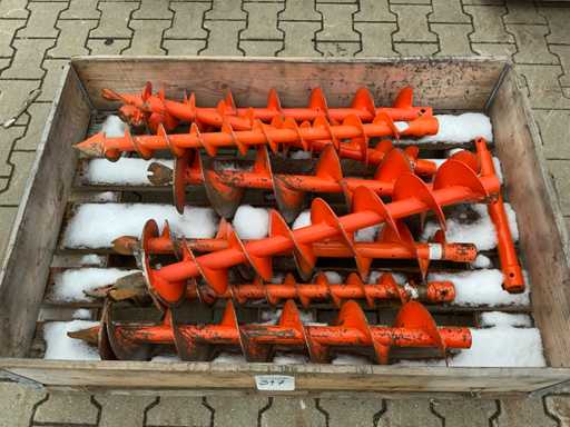 Diverse grondboor (8x)