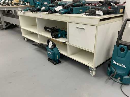 Mesas de trabajo móviles (3x)