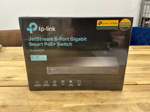 TP-Link TL-SG2008P JetStream Smart PoE+ à 8 ports