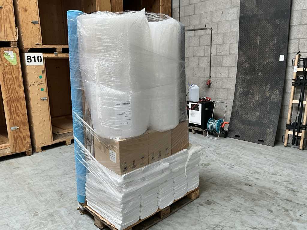 Batch of various packing material