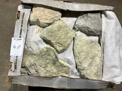 Lot Eldorado Botticino Bianco Reale Pierres