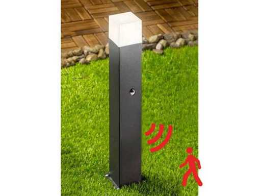 6 x Largo 50 Sensor outdoor lamp black