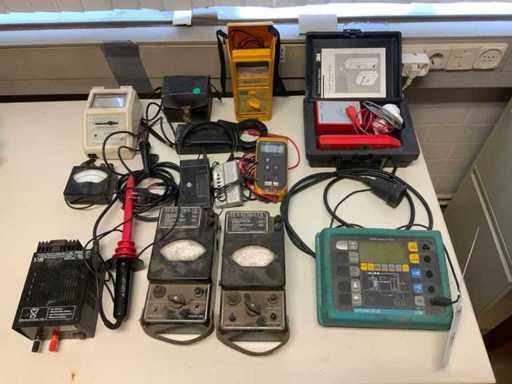 Various measuring and testing instruments