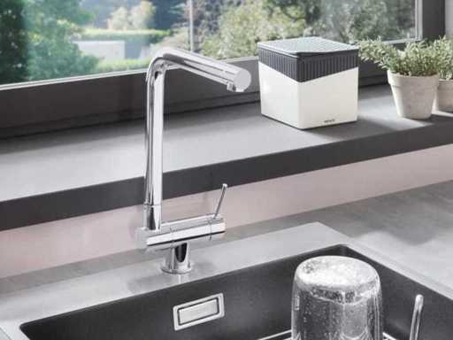 Blanco Kitchen Mixer Tap chrome swivel spout