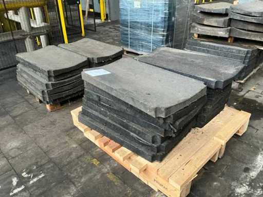 Rubberen coil support blokken (26x)