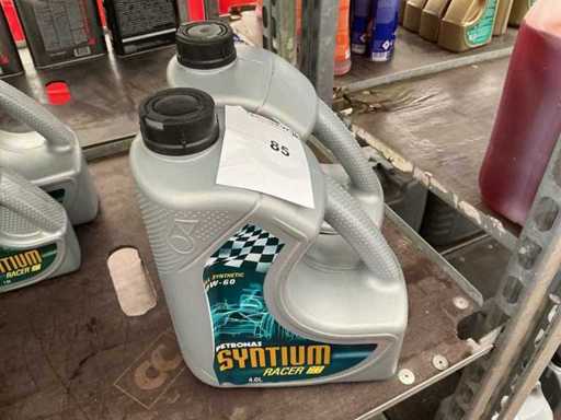 Petronas,inhoud 8 liter 10W 60 Vol Synthetische Motorolie