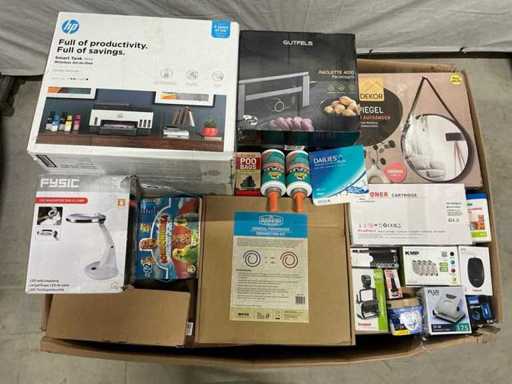 Marchandises de retour de palettes