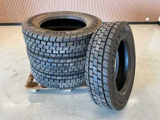 4x Continental 255/70R22.5 Lkw-Reifen