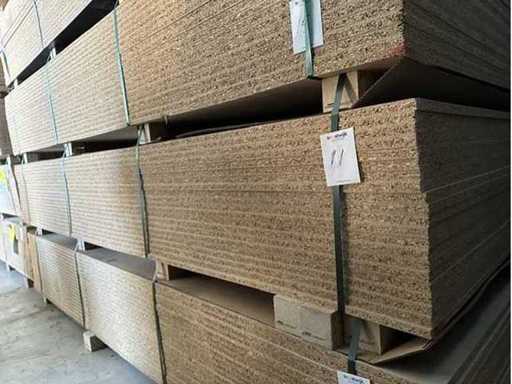 Melamin – Spanplatte 2800 x 2070 x 19 mm. Vicenza helle Eiche (20x)