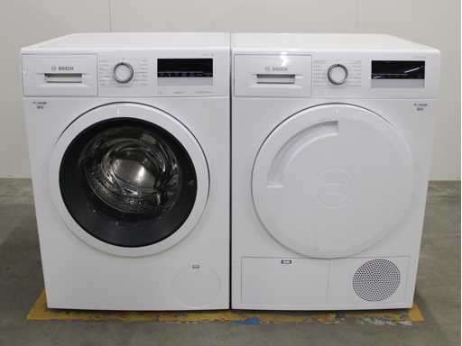 Série Bosch|4 Machine à laver AquaStop EcoSilence Drive & 4 Sèche-linge