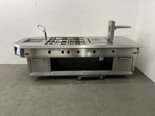 Rosval - Stainless Steel Kitchen Island