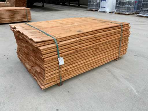 Pó?ka ogrodowa klasa czerwona 1800x140x16mm (224x)