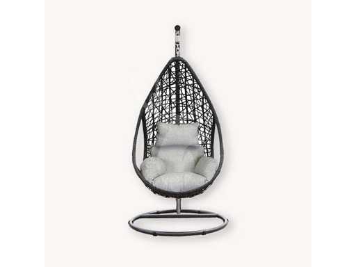 Hangstoel zwart