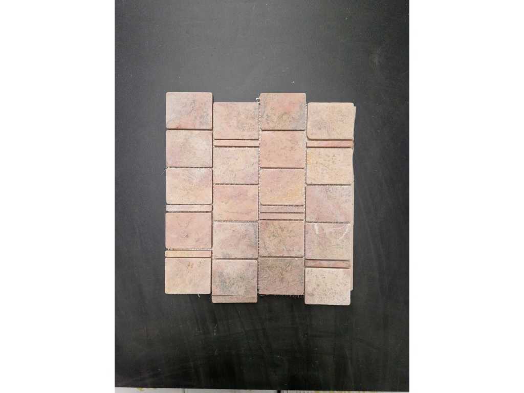 9m2 - 5.8x7.3x1x7.3 Terracotta - 30x30cm