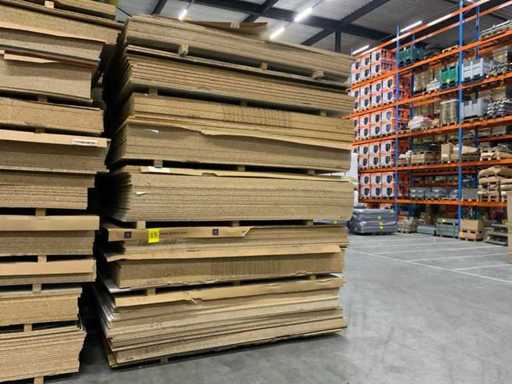 Decoration chipboard approx. 17m3