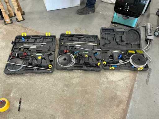 Machine à peinture en spray sur batterie (3x)