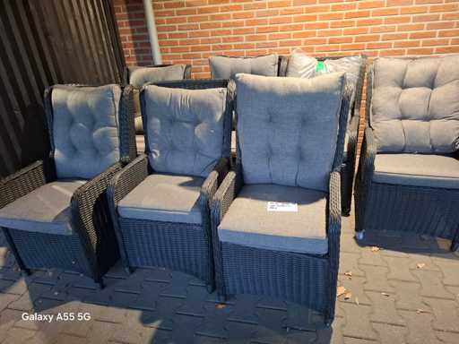 Dublin – Verstellbarer Gartenstuhl (7x)