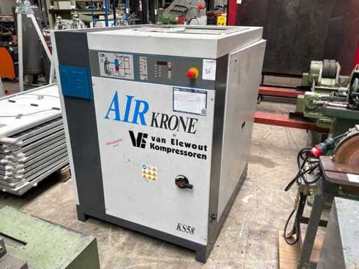 2003 Van Elewout Air Krone KS58 Schraubenkompressor