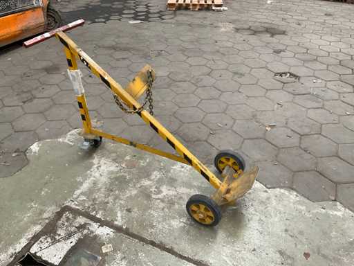 Welding gas cylinder cart