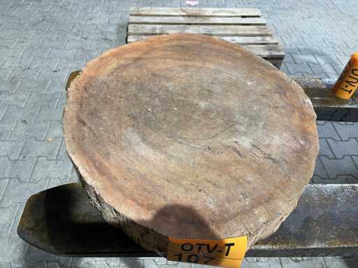 Rosewood disc, Thickness 80mm, Ø 500mm