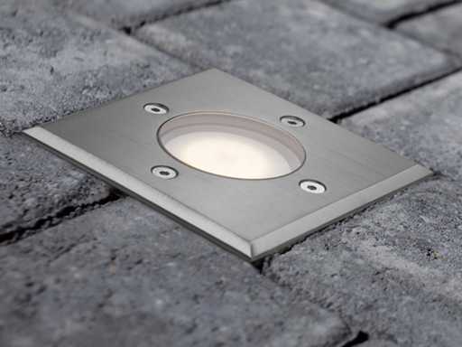 Ground spot GU10 fitting square (12x)