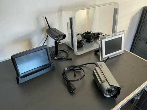 Verschiedene Überwachungskameras + digitaler Fotorahmen